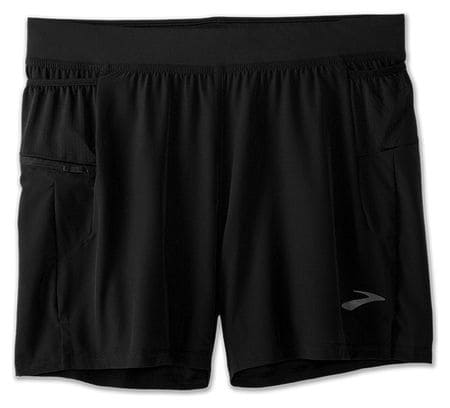 Pantalones cortos Brooks Sherpa 5 &#39;&#39; 2 en 1 negros