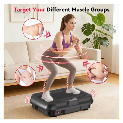 Plateforme vibrante Complete Fitness F Noir