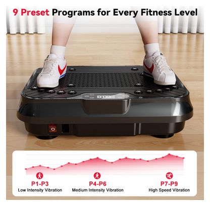 Plateforme vibrante Complete Fitness F Noir