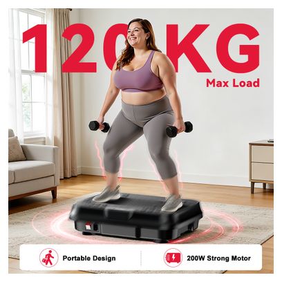 Plateforme vibrante Complete Fitness F Noir
