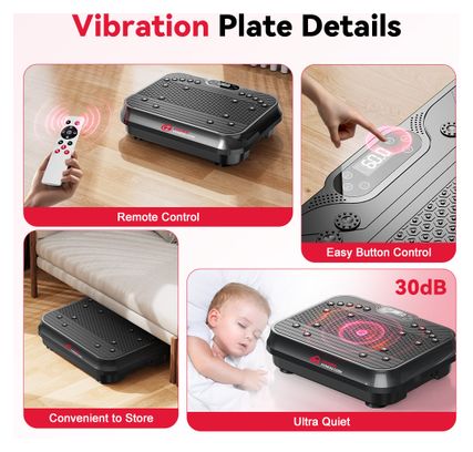 Plateforme vibrante Complete Fitness F Noir
