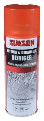 SIMSON Spray Nettoyant Pour Chaîne Et Dérailleur 400Ml