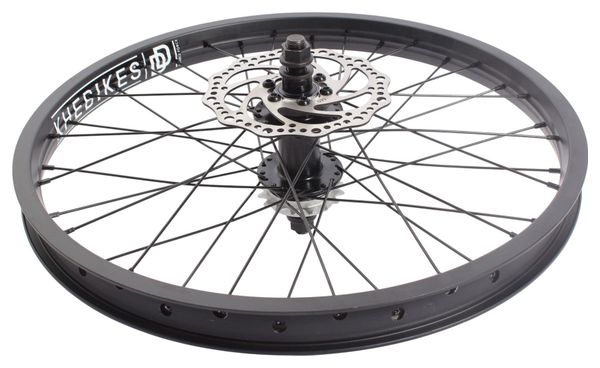 Roue arrière BMX KHE Black Jack DISC 20 pouces 14 mm