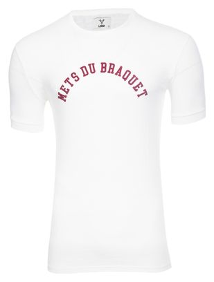 LeBram Mets du Braquet Marshmallow White Short Sleeve T-Shirt