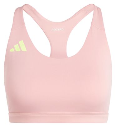 Reggiseno sportivo adidas Adizero Essentials Run Medium Support Pink da donna