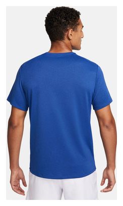 Heren Nike UV Miler Jersey met korte mouwen Blauw