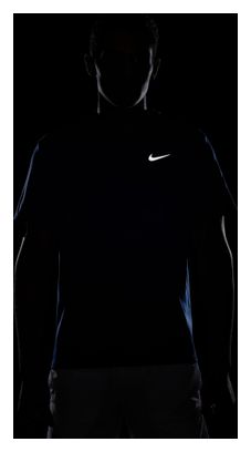 Heren Nike UV Miler Jersey met korte mouwen Blauw