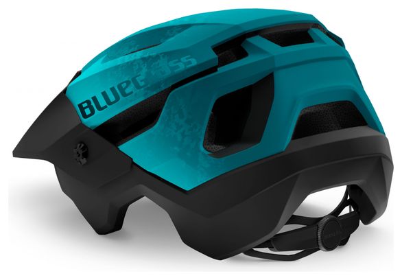 Casco MTB Bluegrass Rogue Blu Petrolio Opaco 2021