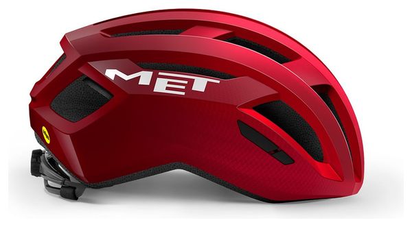 Casque Route Met Vinci Mips Rouge Métallisé Brillant
