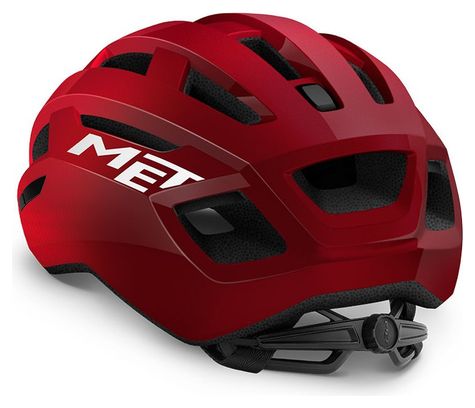 Casque Route Met Vinci Mips Rouge Métallisé Brillant