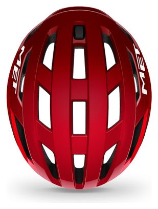 Casque Route Met Vinci Mips Rouge Métallisé Brillant