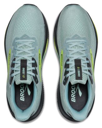 Chaussures Running Brooks Ghost 17 Gris/Noir/Vert Homme