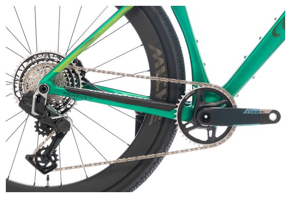 Vélo de Gravel Wilier Triestina Rave SLR ID2 Sram Force XPLR AXS 13V 700 mm Vert Pixel 2026