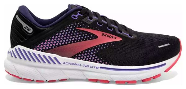 Chaussures de Running Brooks Adrenaline GTS 22 Noir Violet Rose Femme