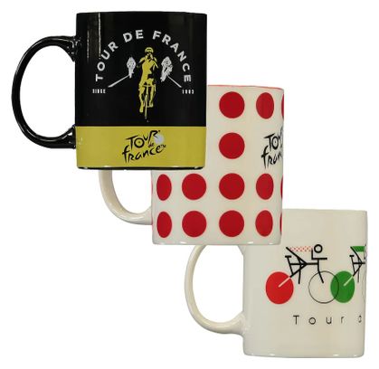 Set de 3 Mugs Tour de France 375 ml