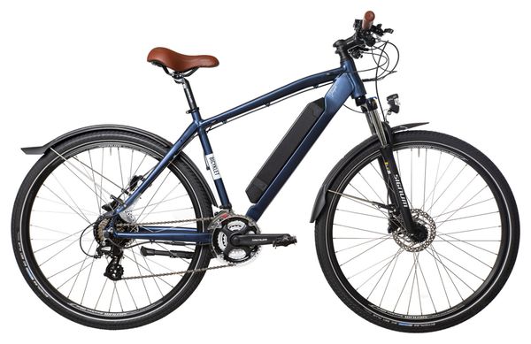 Bicyklet Joseph Elektrische Hybride Fiets Shimano Altus 7S 417 Wh 700 mm Blauw