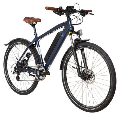 Bicyklet Joseph Elektrische Hybride Fiets Shimano Altus 7S 417 Wh 700 mm Blauw