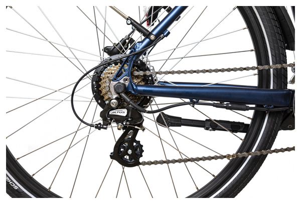 Bicyklet Joseph Bicicleta eléctrica híbrida Shimano Altus 7S 417 Wh 700 mm Azul