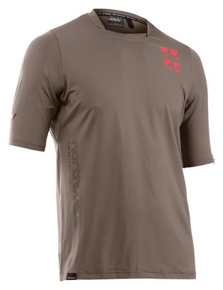 Northwave Bomb Short Sleeve Jersey Marrone