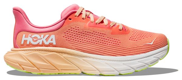 Chaussures Running Hoka One One Arahi 7 Corail Vert Femme