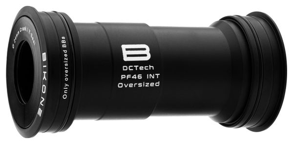 Eje de pedalier sobredimensionado Bikone DCTech PF46 (BB386/392 EVO) para Shimano, negro