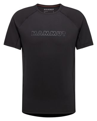 Camiseta Técnica Mammut Selun FL Logo Negro