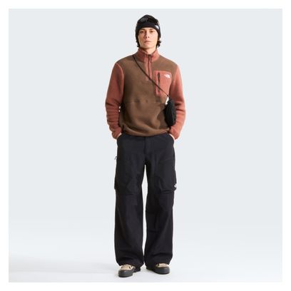 Polaire The North Face Yumiori 1/4 Zip Marron Homme