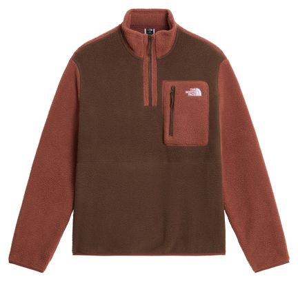 Polaire The North Face Yumiori 1/4 Zip Marron Homme
