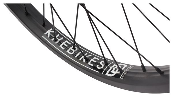 Roue arrière BMX KHE Freecoaster + MVP DD 20 pouces 14 mm S/B