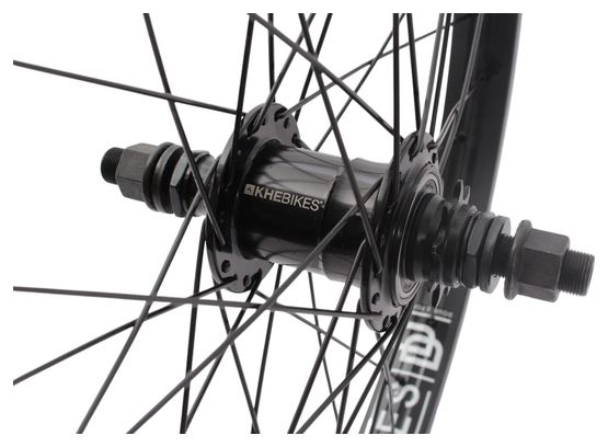 Roue arrière BMX KHE Freecoaster + MVP DD 20 pouces 14 mm S/B