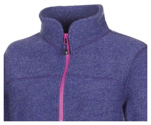 Pull en laine Ivanhoe pour femme Dina Demi-Zip Violet Haze-Violet