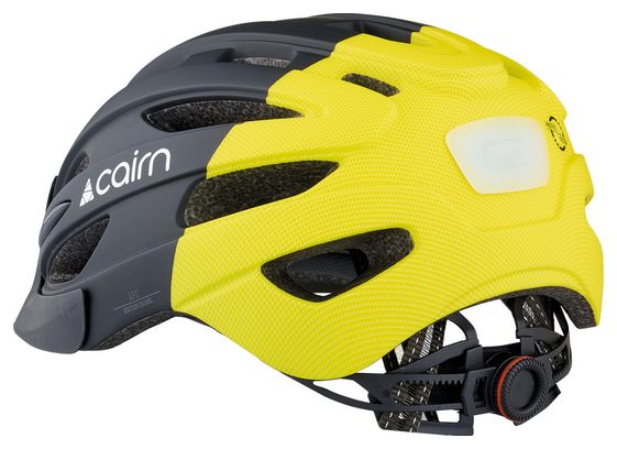 Cairn Fusion Helmet Led USB Mat Black/Yellow