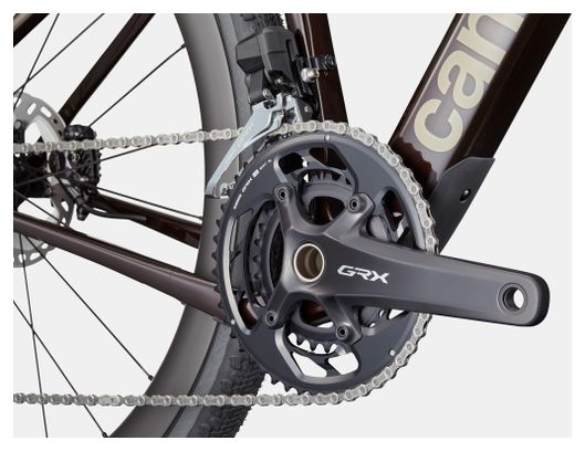 Bicicletta da ghiaia Cannondale Topstone Carbon LTD Shimano GRX Di2 12V 700 mm Marrone/Verde