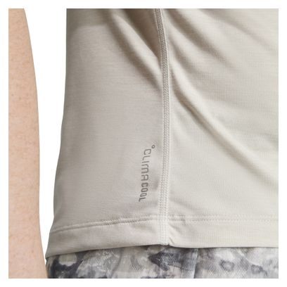 Camiseta de manga corta adidas Performance Own the Run, Blanco/Rosa, Mujer