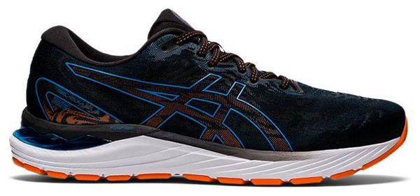 Zapatillas Running Asics Gel Cumulus 23 negro, azul y naranja 