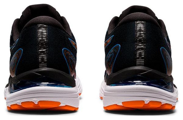 Zapatillas Running Asics Gel Cumulus 23 negro, azul y naranja 