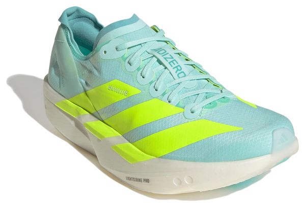 adidas Adizero Takumi Sen 11 Women's Running Shoes, Blue/Yellow