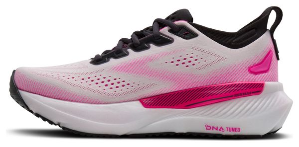 Brooks Glycerin GTS 23 Running Shoes, White/Pink, Women's