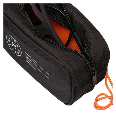 Alba Optics Black/Orange Glasses Case
