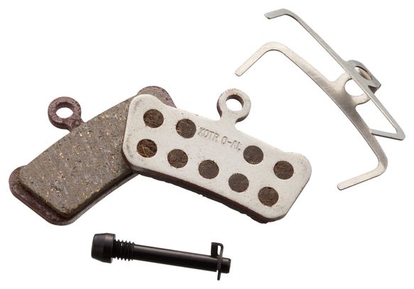 SRAM Guide et Avid X0 Trail Brake Pads - Organic Alu Back Plate