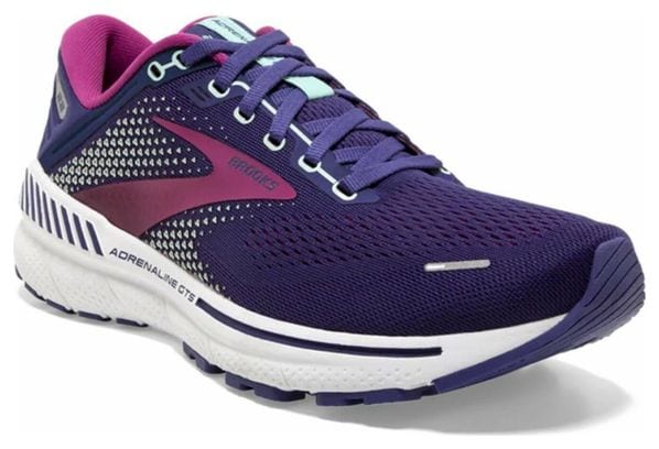 Chaussures de Running Brooks Adrenaline GTS 22 Bleu Rose Femme 38.1/2