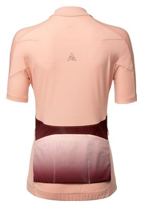Women's Jersey Short Sleeve 7Mesh Horizon Sun-Pink