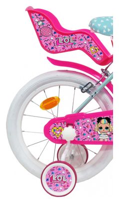 Vélo 16 '' Licence ''LOL '' pour enfant de 5 à 7 ans avec stabilisateurs à molettes