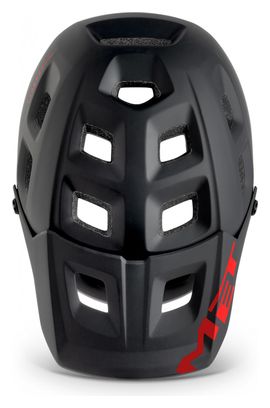 MET Terranova Helmet Black Red Mat Brillant