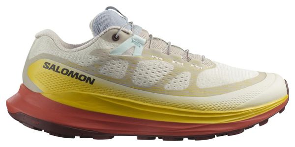Salomon Ultra Glide 2 Weiß Gelb Rot Damen Trailrunning-Schuhe