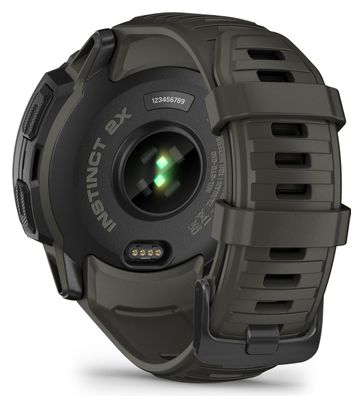 Montre GPS Garmin Instinct 2X Solar Vert Moss