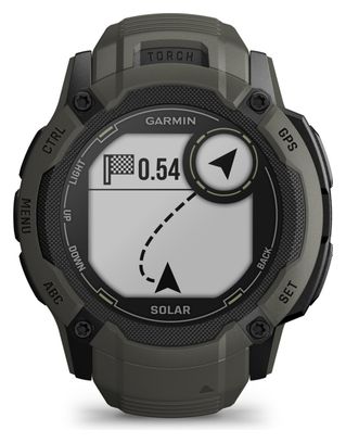 Montre GPS Garmin Instinct 2X Solar Vert Moss