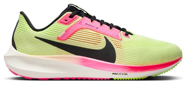 Nike Air Zoom Pegasus 40 Hakone Yellow Pink Running Shoes