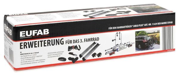 Porte-vélo EUFAB : Kit 3ème vélo - CARLO PLUS