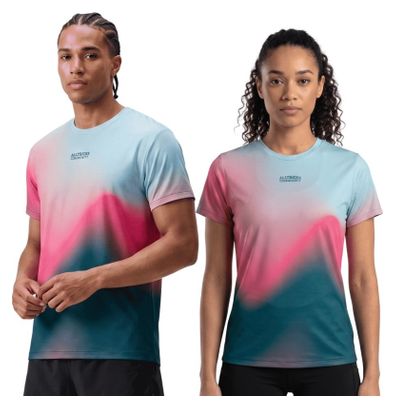 Maglietta da corsa Alltricks Community unisex blu / rosa